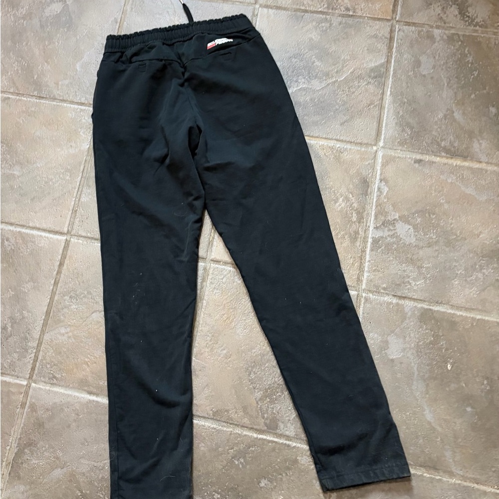 Ladies Ferrari Black Jogger Pants - Picture 3 of 6